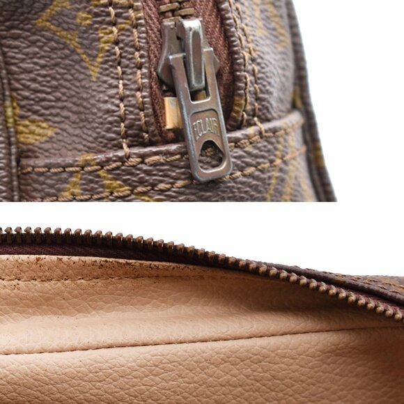 LOUIS VUITTON Trousse Toilette 28 Clutch Hand Bag Monogram Brown - Picture 14 of 14